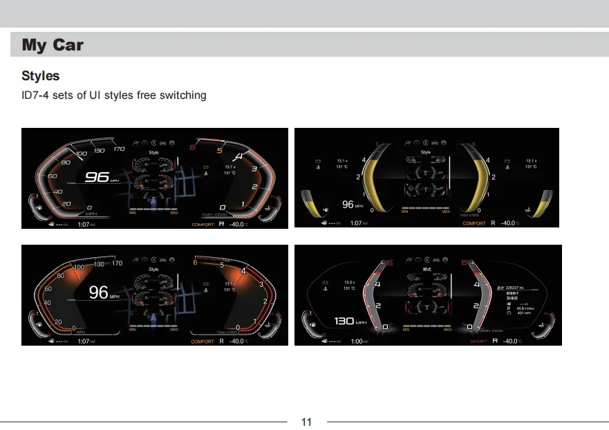 10'' Digital instrument cluster For BMW 1/2 Series F20 F52 F22 F45 X1 F48 F49 X2