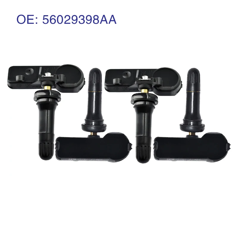 

4PCS TPMS 56029398AA 56029398AB Tire Pressure Monitor Sensor For CHRYSLER 300 GRAND VOYAGER YPSILON, DODGE C/V