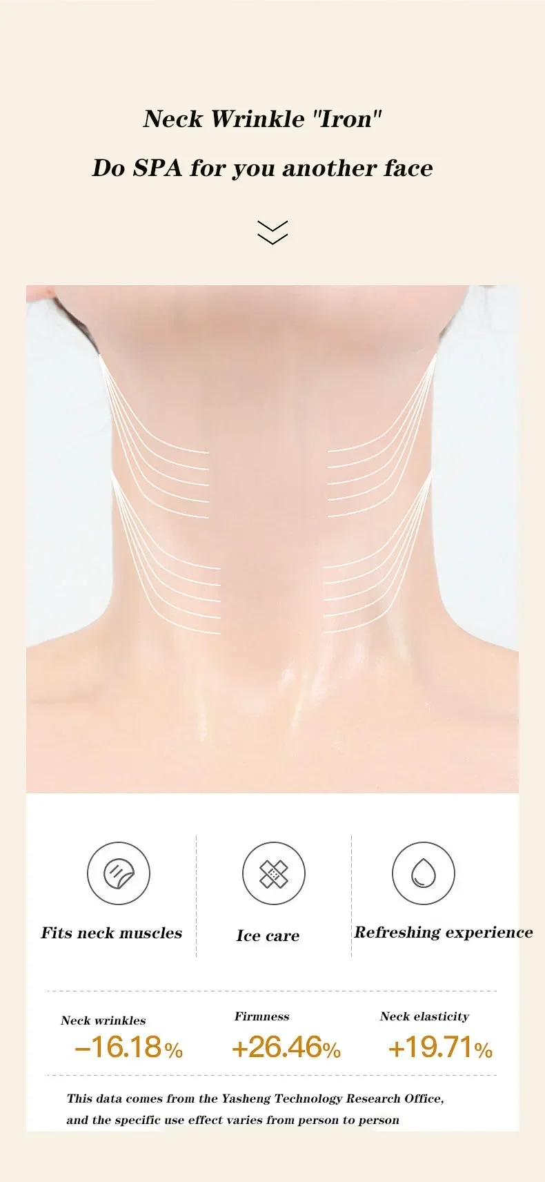 Gold Firming Neck Mask - Moisturizing Anti-Aging Skincare