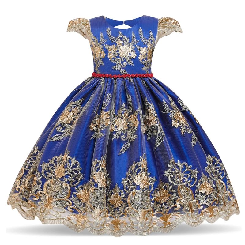 Girls Dress Princess Children Wedding Christening Gown Birthday Party 6 8 10T