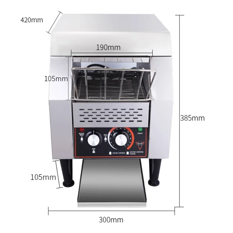 Chain toaster commercial toaster Crawler hotel toast heater Full automatic sandwich toaster 2