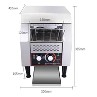 Chain toaster commercial toaster Crawler hotel toast heater Full automatic sandwich toaster 2