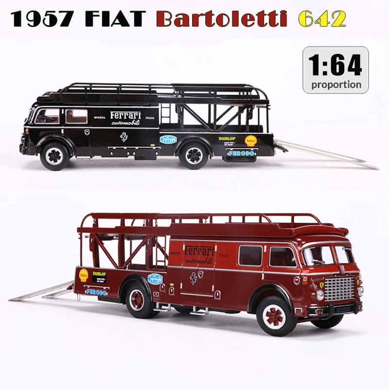 

Литый под давлением сплав 1:64 Fiat 642 1957 трейлер гоночная модель автомобиля Классическая коллекция для взрослых статический дисплей подарок сувенир