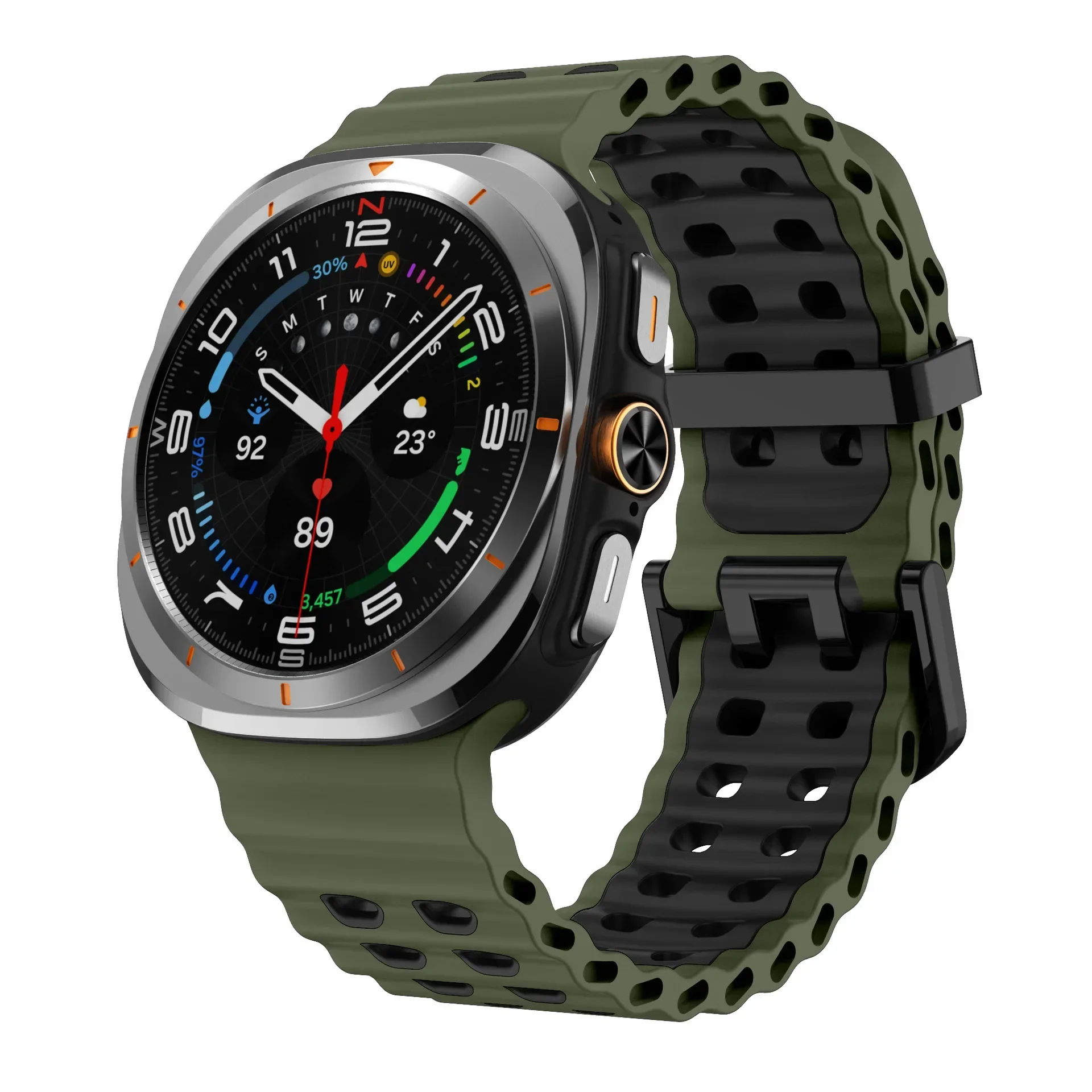 Marine Silicone Sport Band - Breathable Strap