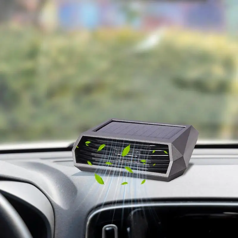 Solar Car Air Purifier Solar Power Small Air Cleaner With Number Plate USB Dual Charging Small Air Purifier That Removes Odors