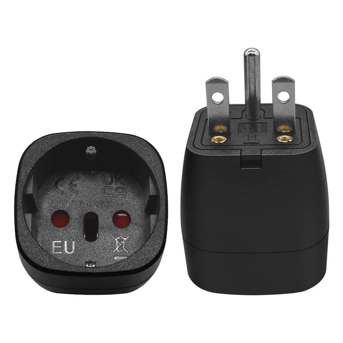 JORINDO Nema 6-15P to EU standard socket power conversion plug, American 3 Pin plug to European country socket power adapter