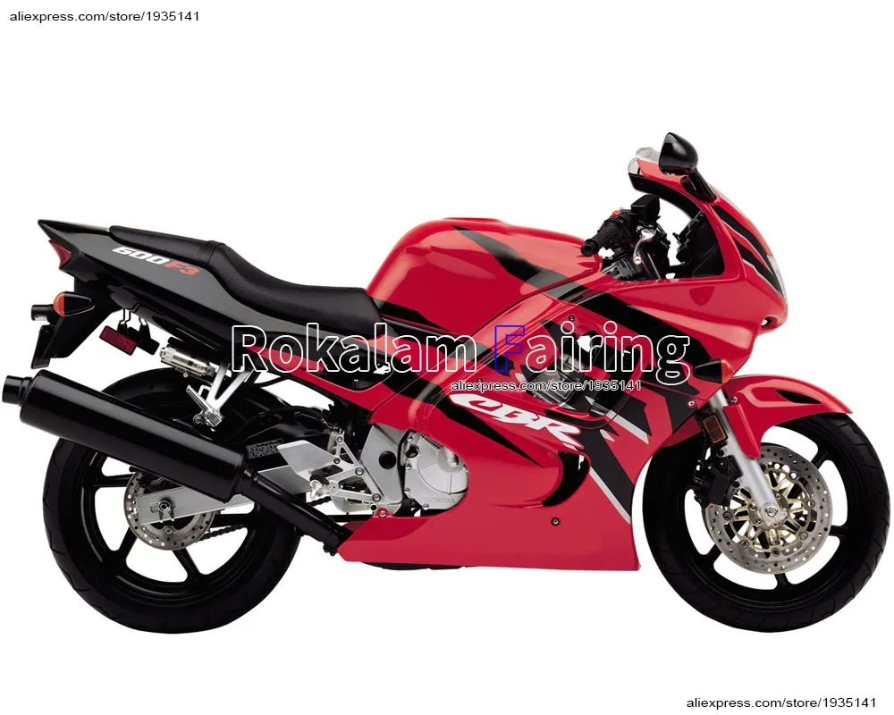 

Для Honda CBR600F3 1997 1998 CBR 600 F3 капот CBR600RR CBR 600F3 красный/черный ABS мотоциклетные Обтекатели (литье под давлением)