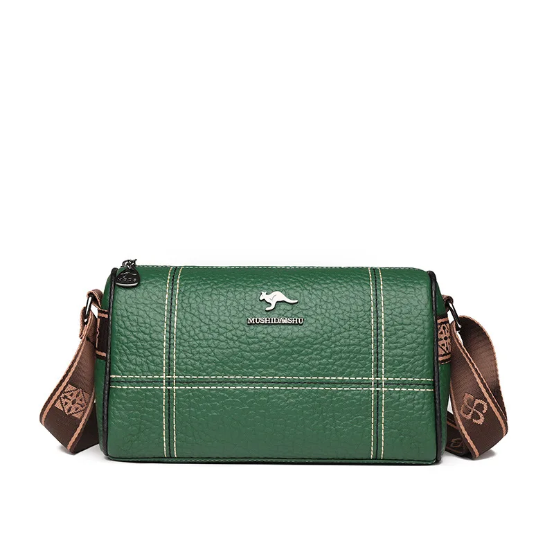 

Brand Fashion Trend Korean Sling Luxury Designer Handbag Women'S Genuine Leather Casual Vintage Tote Lady Shoulder Crossbody Bag