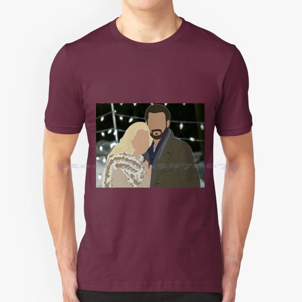 The Mistletoe Secret : Aria & Alex 2.0 T Shirt 100% Cotone Tee The Mistletoe Secret Movie Countdown To Christmas Miracles Of