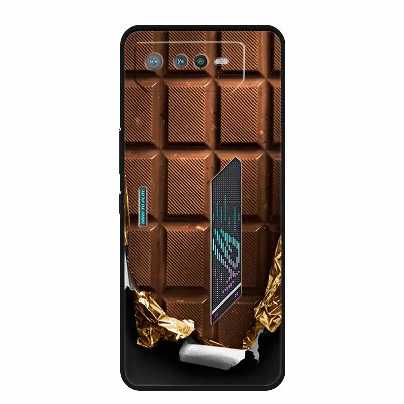 Fashion Soft TPU Silicone Back Case for Asus ROG Phone - Trendy Protective Phone Cover Bumper