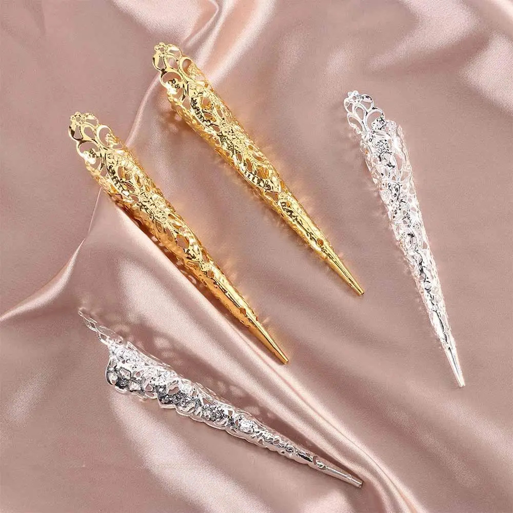

5Pcs Antique Style Ancient Costume Antique Style Queen Nail Rings Set Knuckle Finger Ring Tip Protection Belly Dance Accessories