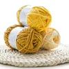 3pcsX50g Soft Chenille Yarn Thick Velvet Yarn DIY Knitting Yarn Handmade Line Scarf Hat 1