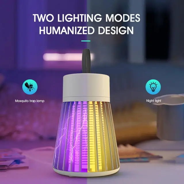 Hatékony Usb -Töltés Beltéri Kültéri Elektromos Szúnyoggyilkos Fény A Kollégiumhoz - Image 2