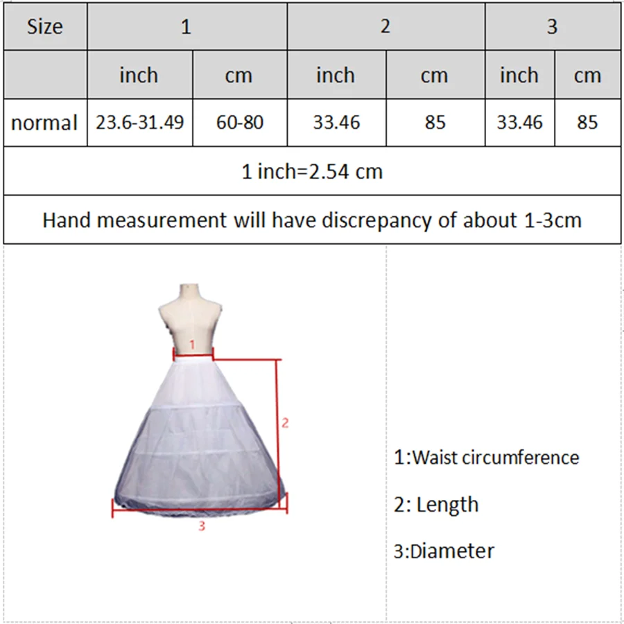 Hot Sale 3 Hoops Ball Gown Petticoat Underskirt Wedding Two Layer Fancy Skirt Slip Petticoat Boda