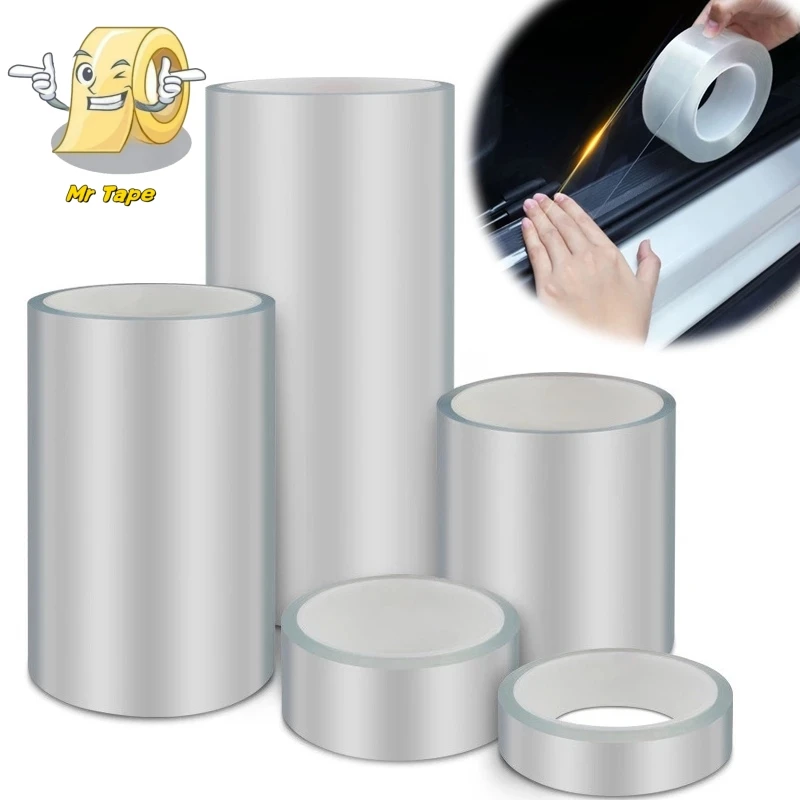 3M 10M Adesivi Di Protezione Del Telaio Della Bici Nano Tape Auto Paraurti Car Door Edge Guards Strisce Clear Wear Surface Tapes Strumento Di Pellicol