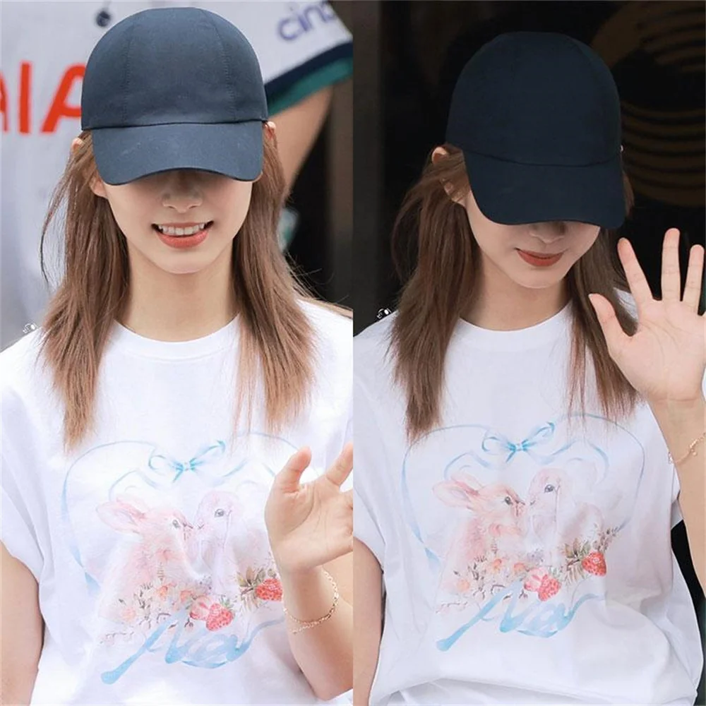 

Футболка двухслойная NAYEON от KPOP, футболки одинаковые, хлопковые футболки унисекс, высокое качество