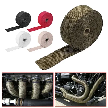 5M Roll de Cinta Térmica de Fibra de Vidrio para Motos y Vehículos – Protección Térmica de Alto Rendimiento