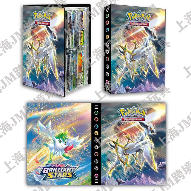 NEW 240Pcs Cards Map Collections Binder VMAX Pokemon Album Book Pokémon Holder Game Card Loaded List Folder Children Birthday 4