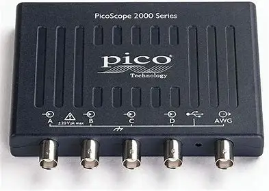 Tecnologia Pico Picoscopio 2408B Pc Oscilloscopio Usb, Attivazione Digitale, Picoscopio 2000, 4 Canali, 100 Mhz, 1 Gsps, 128 Mpts