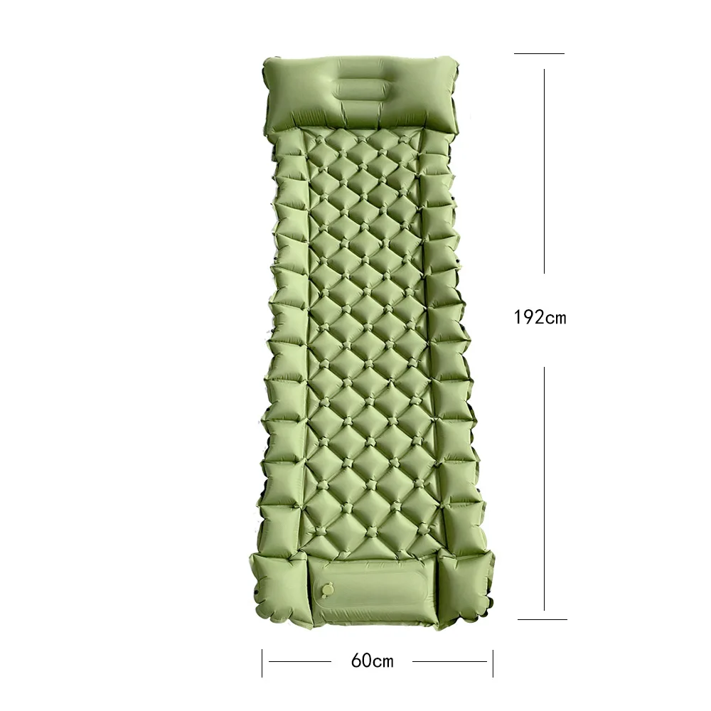 Outdoor Supplies Inflatable Mattress Portable Camping Beach Inflatable Pad TPU Stitching Foot Mattress Recliner Chair