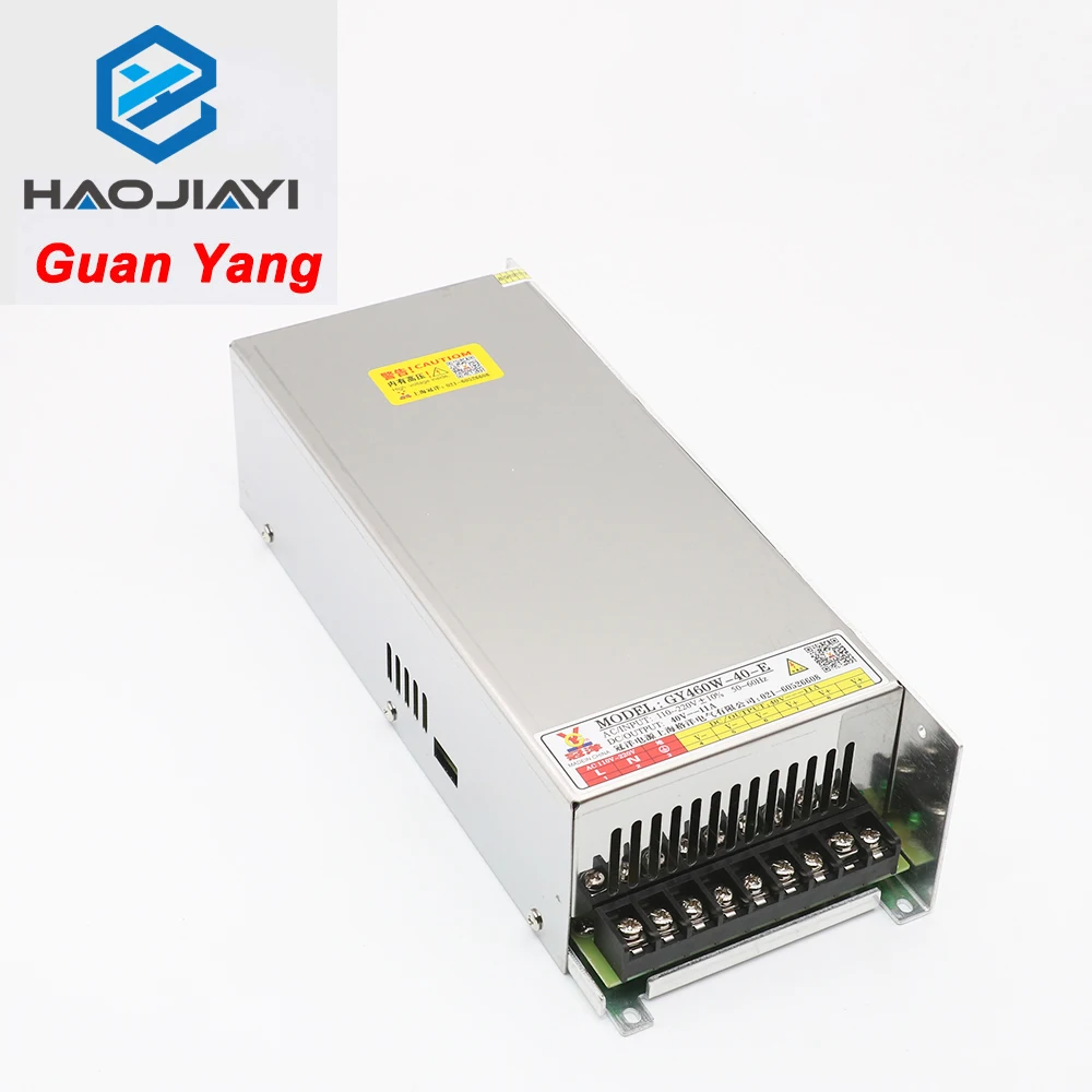 HAOJIAYI Guanyang 스위치 전원 공급 장치 40V 11A 460W 57 스테퍼 모터 드라이버 CNC 레이저 조각 절단기 GY460W-40-E