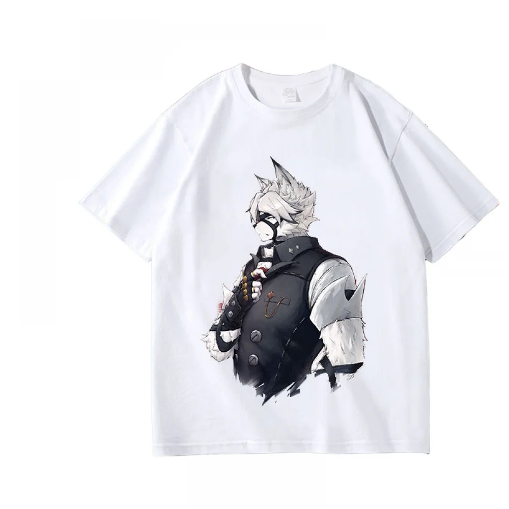 thumbnail image 1 of Camiseta de Anime Koleda Belobog de Motorcycle Pattern de algodón de manga corta para fiesta de carnaval de Halloween unisex multicolor, 1 of 5
