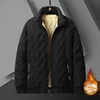 Men's Pure Color Versatile Cold-resistant Jacket Large Size Winter Lamb Velvet Loose Thickened Warm Cotton Coat