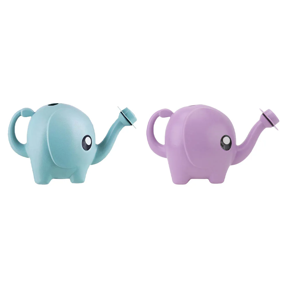 

2 Pcs Plant Pictograph Watering Can Elephant Design Flower Household Plants Gardening Child