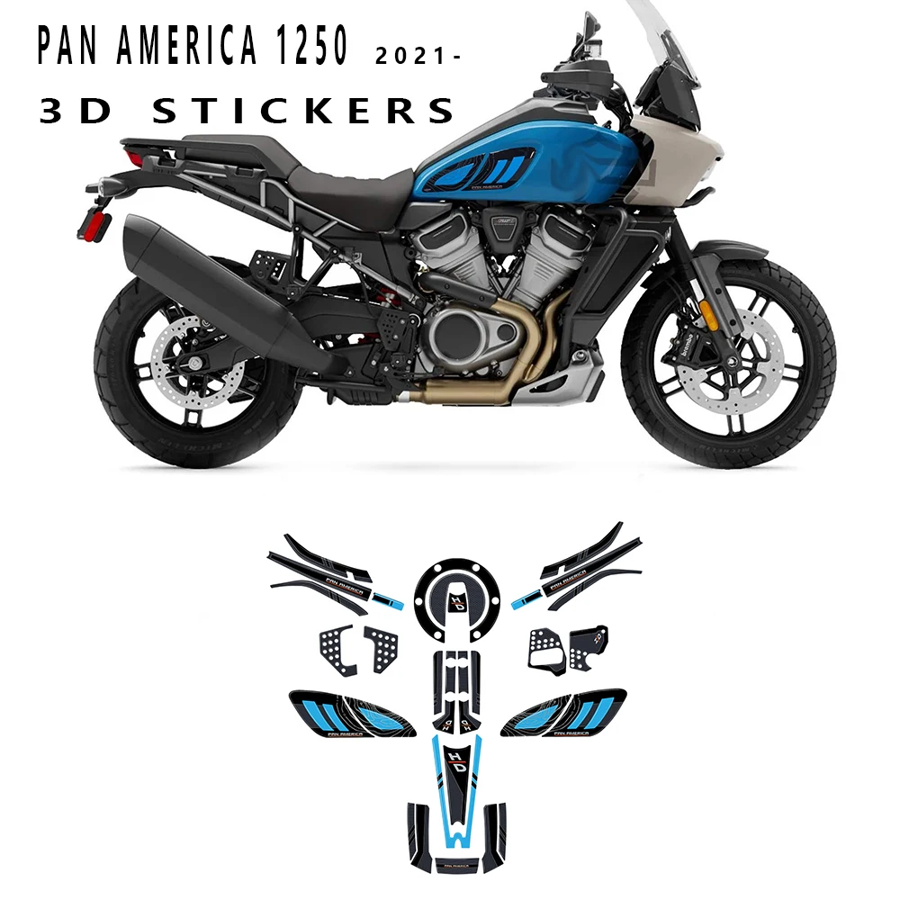 

3D Sticker Protector Decoration Stickers Frontal fork protection kit For PAN AMERICA 1250 PA1250 PANAMERICA1250 2020 2022