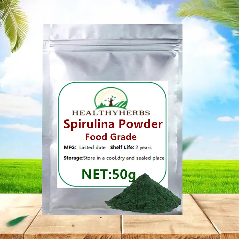 

50g-1000g Pure Nature Organic Spirulina Powder