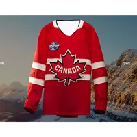 All Stars 2025 McDavid Canada 97 Ice hockey 4 Nations Long Sleeve t-shirt tops men's tee clothing Children's sports jersey 1