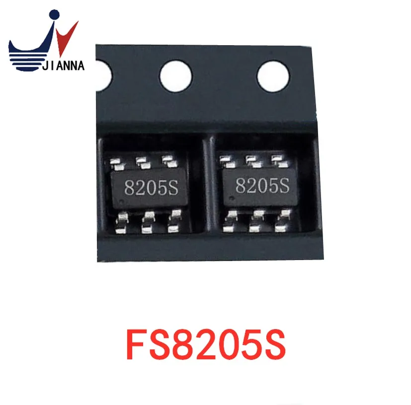 

20pcs FS8205S 8205 SOT23-6 FS8205 Silk screen 8205S lithium battery protection IC