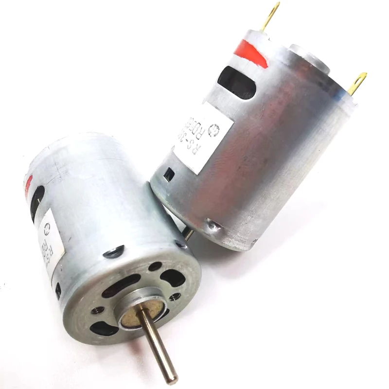 MABUCHI RS-380SH-20150 마이크로 380 모터, DC 6V-18V 12V 11000RPM 미니 27.5mm 카본 브러시 모터, DIY 헤어 드라이어 진공 청소기 장난감