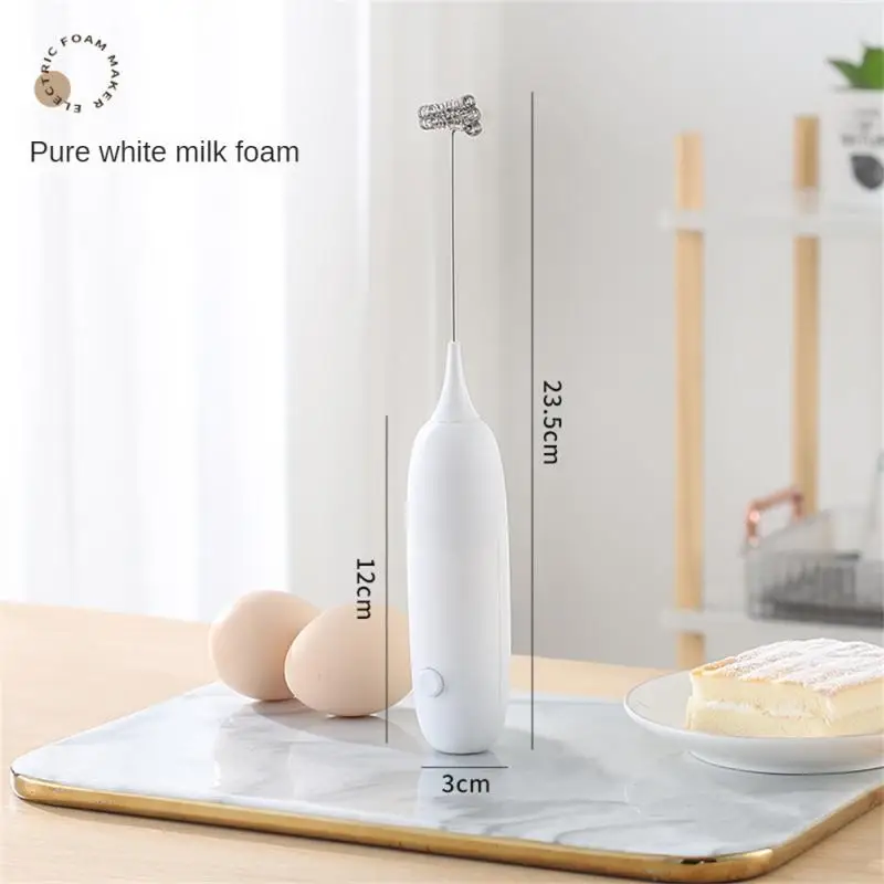 New Electric Milk Frother Battery Operated Handheld Coffee Milk Foamer Egg  Beater Wireless Foam Maker Drink Mixer Cooking Tools - AliExpress