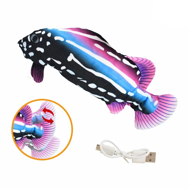 Dog Toys Flopping Fish 10.5 Upgraded Floppy Fish for Small Dogs