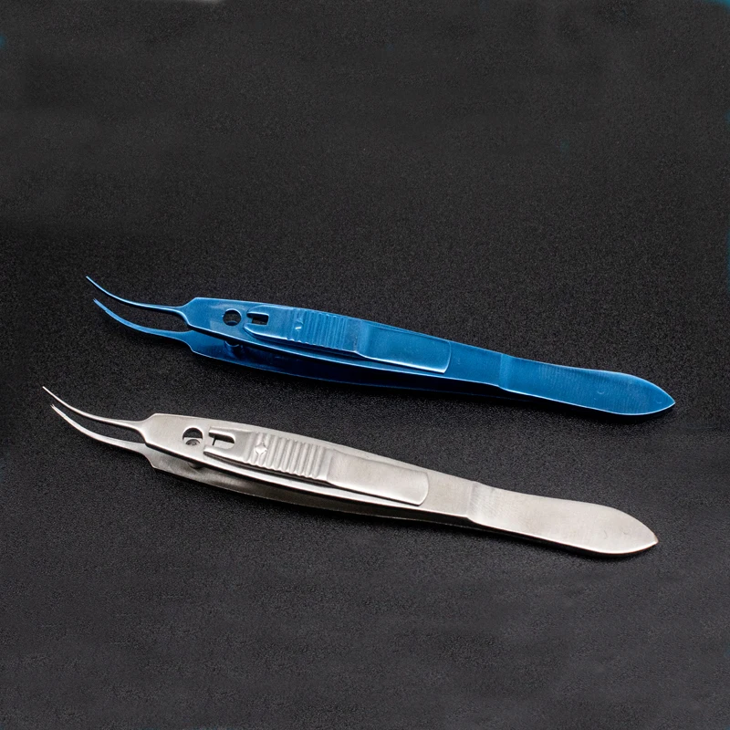 

Ophthalmic Strabismus Tweezers Stainless Steel Titanium Alloy Eye Tweezers Left Lock Type Right Lock Type Strabismus Forceps