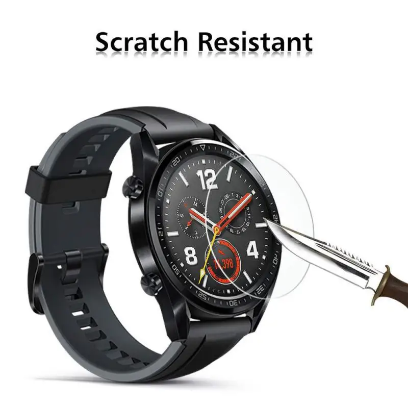 

Tempered Glass Film For Watch GT 46mm GT2 46mm Screen Protectors 9H Protective Glass Film 2.5D Anti Scratch Films