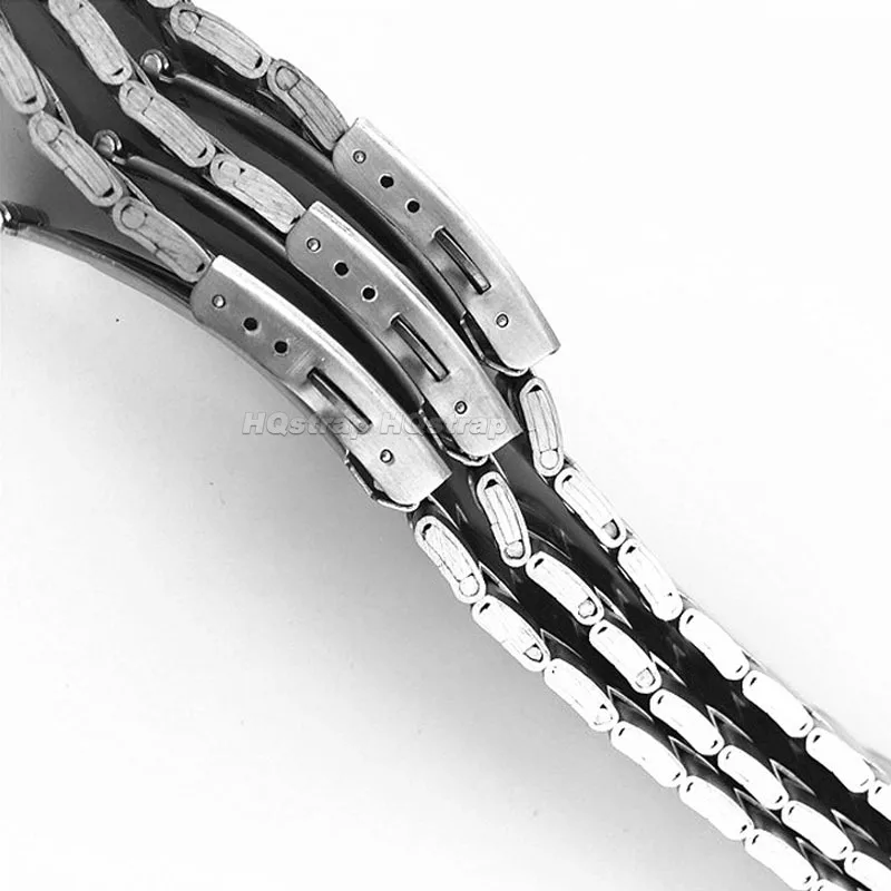 Universal Stainless Steel Metal Watch Band with Folding Buckle