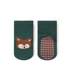 Spring Autumn Anti-Slip Mid Calf Socks for Kids - Comfortable Sports & School Wear (1)