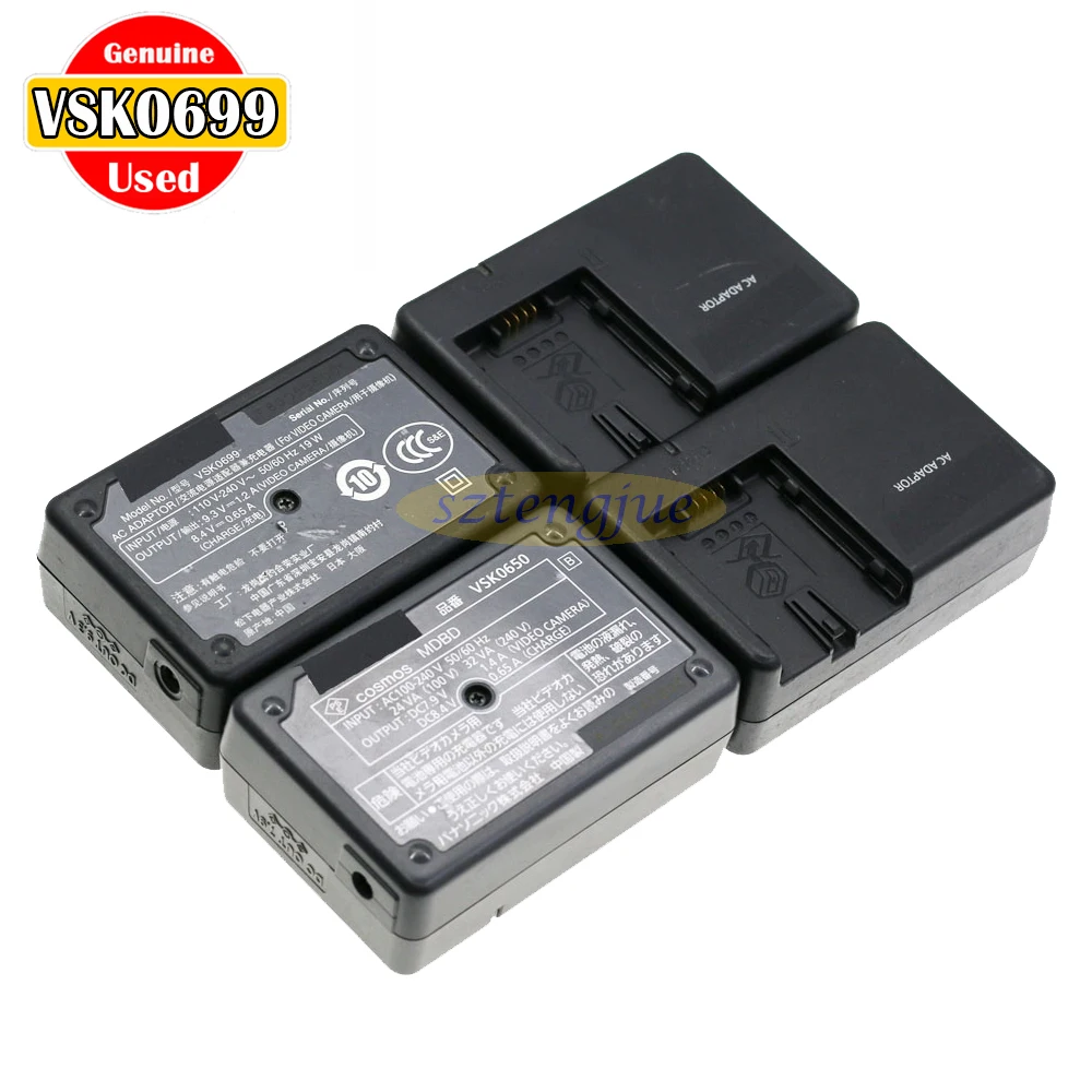 Used Original VSK0650 VSK0651 VSK0698 VSK0699 charger for Panasonic CGA-DU06 CGA-DU12 CGA-DU14 CGA-DU21 VM-VBG070 VM-VBG130