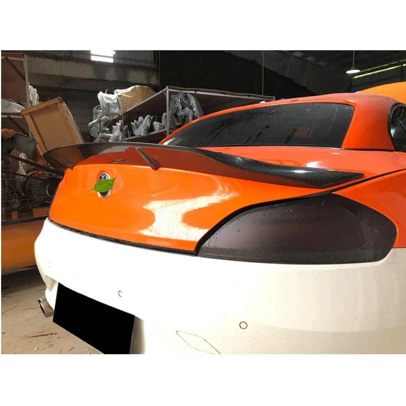 

Carbon fiber E89 coupe convertible design spoiler rear trunk wing spoiler FOR BMW Z4 R Style 2009 - 2016