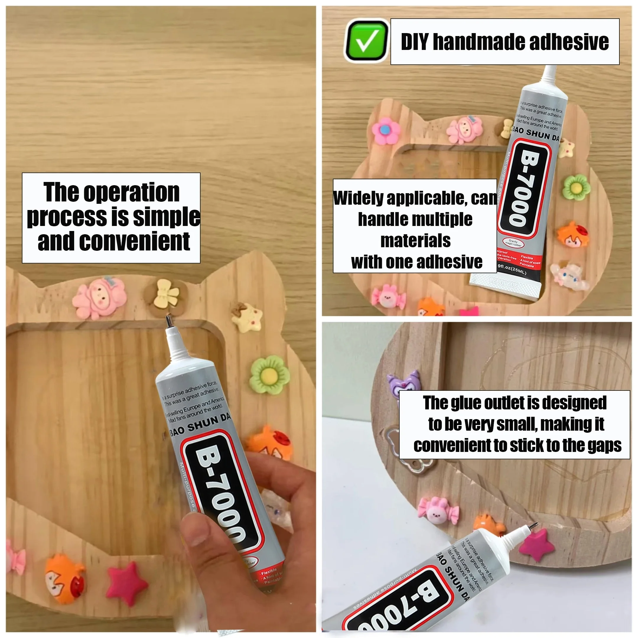 Multi-Purpose Strong Clear Adhesive for Screen Repair, Jewelry, Crafts, and More