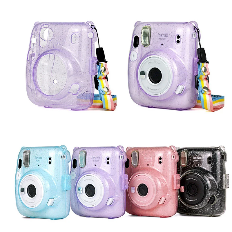 Crystal Transparent Protective Case For Instax Mini 11 Cover Bag For
