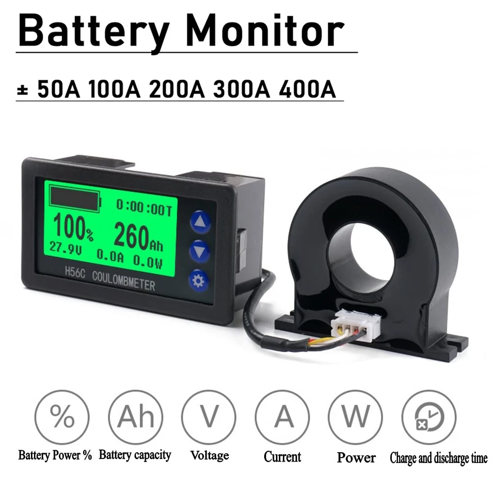 LCD  Ȧ  跮  а,    跮 ͸ ǥñ, H56CH, DC9-100V 50A, 100A, 300A, 400A