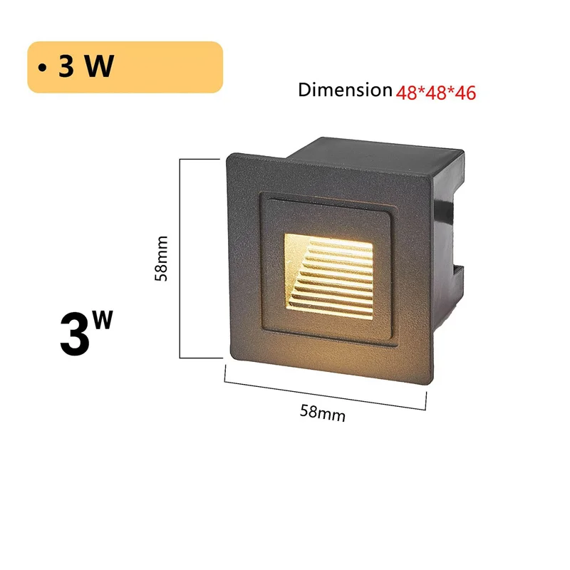 5858 3W,AC220V Dimmable