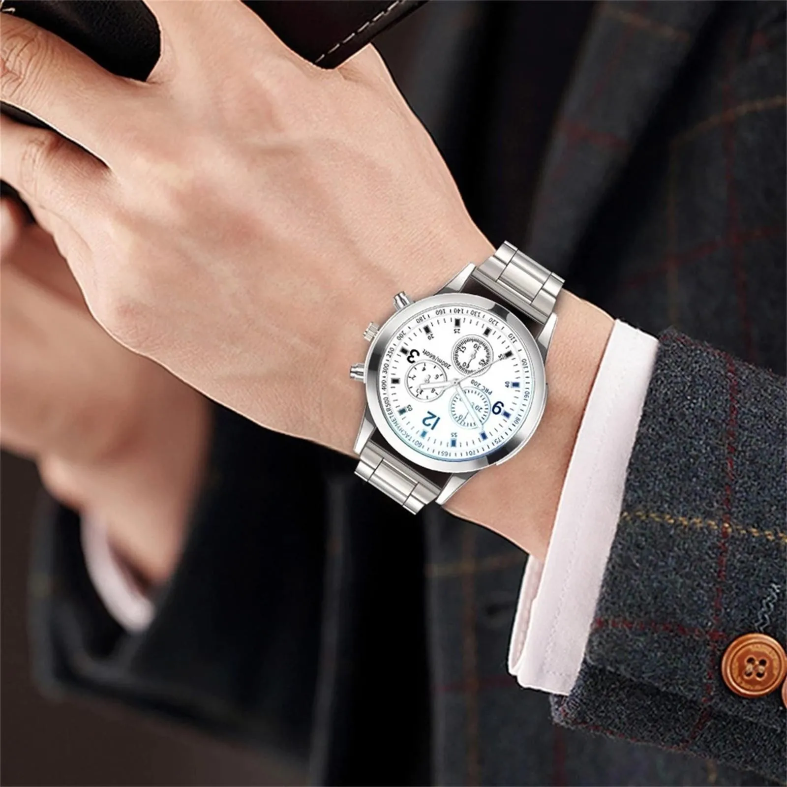 2025 Fashion Men Luxury Watches Mens Business Stainless Steel Casual Quartz Watch for Male Wristwatch Relogio Masculino Relógio 2025 Fashion Men Luxury Watches Mens Business Stainless Steel Casual Quartz Watch for Male Wristwatch Relogio Masculino Relógio