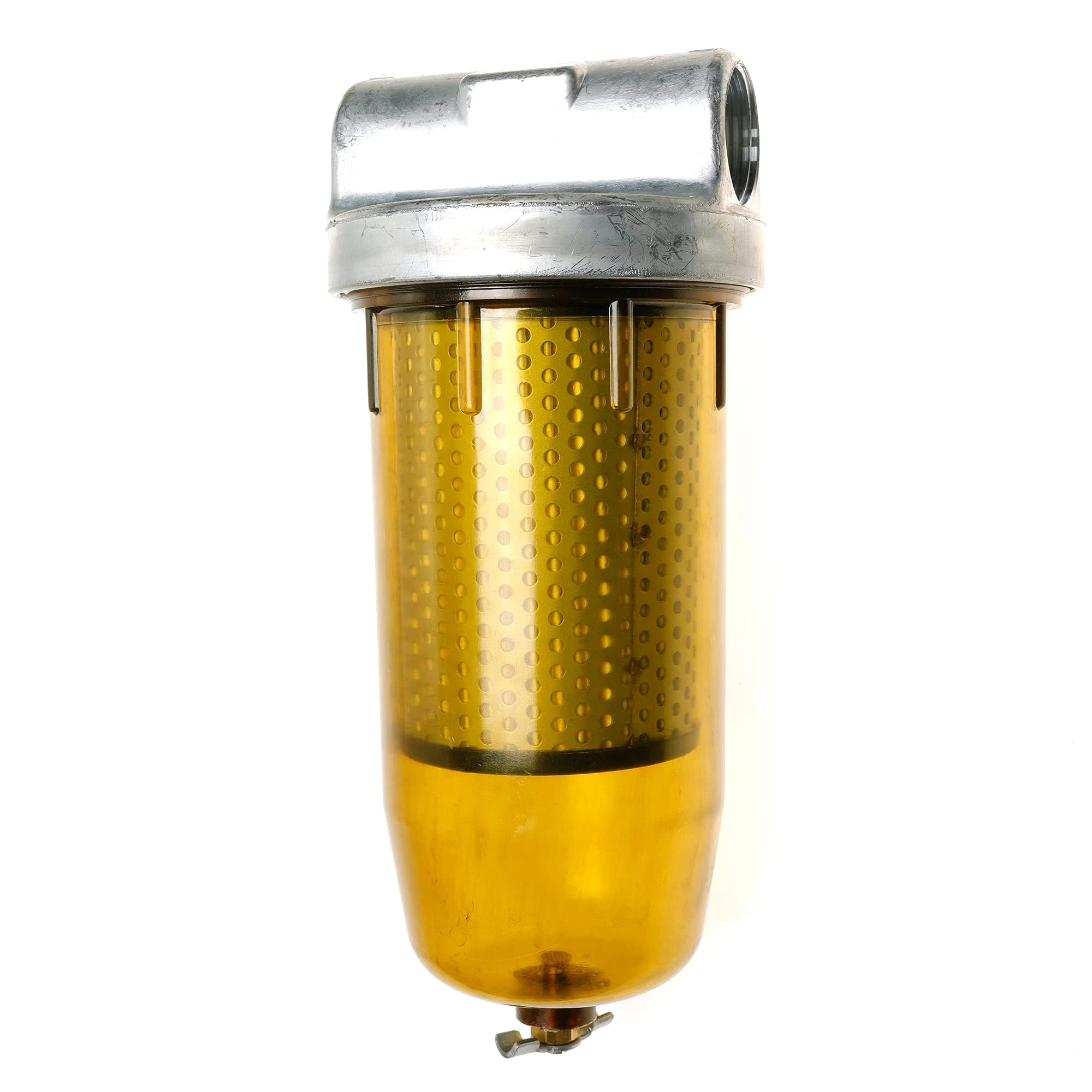 496 Fuel Tank Filter Assembly For Gasoline And Diesel Water Separate 30 Micron Max 25gpm 150psi