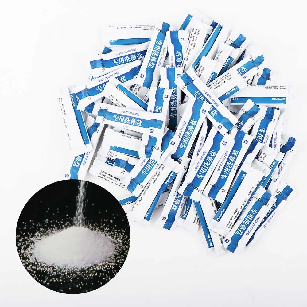 Nose Treatment Nose Wash Cleaner 60pcs 4.5g Nasal Wash Salt Allergic Rhinitis Cleaning Nose Protector Nasal Irrigation Salt Nose Cleaner For Adults Children Care