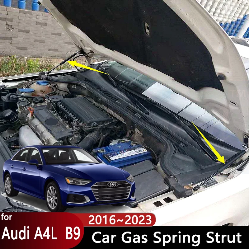 

Car Engine Hydraulic Rod For Audi A4L B9 Accessories 2016~2023 Auto Front Hood Shock Bar Supporting Strut Spring Car Accessories