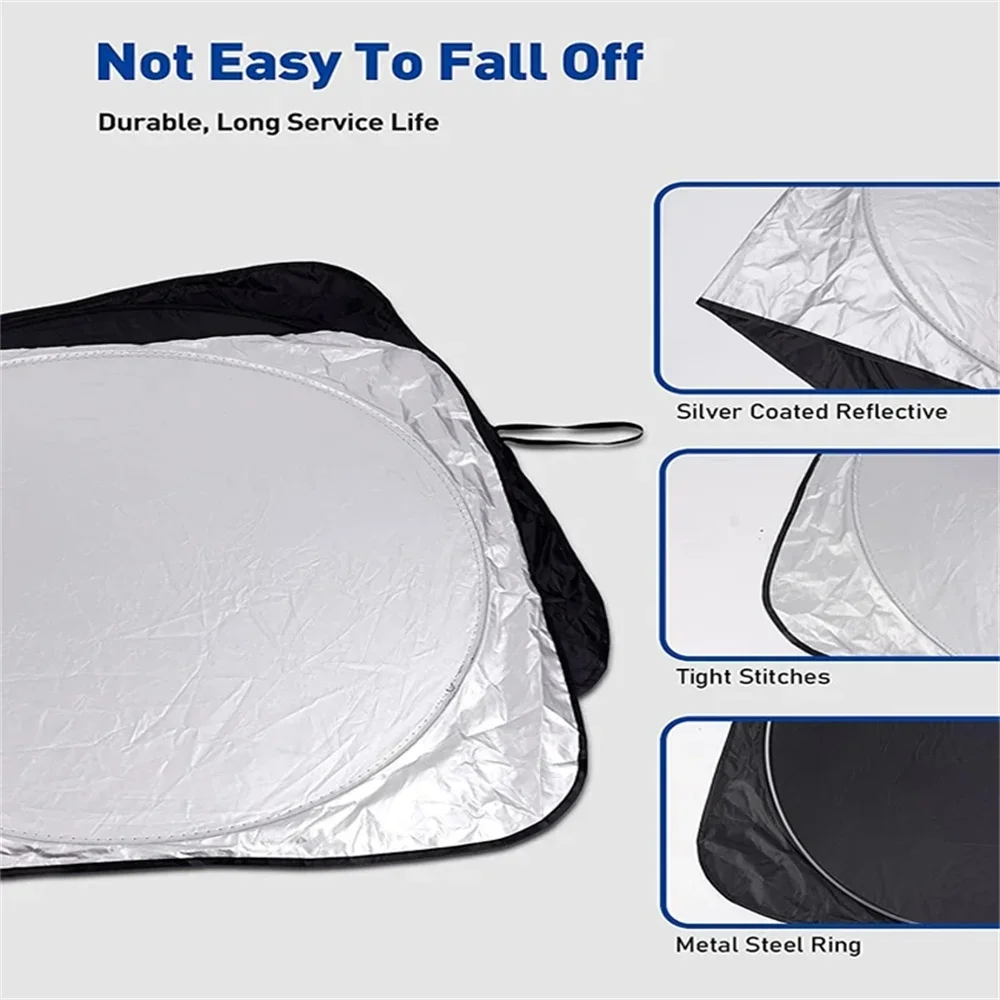 Car Window Sunshade Cover Sun Shade Windshield Visor Protector Windscreen Folding Auto UV Protection Curtain Styling Accessories